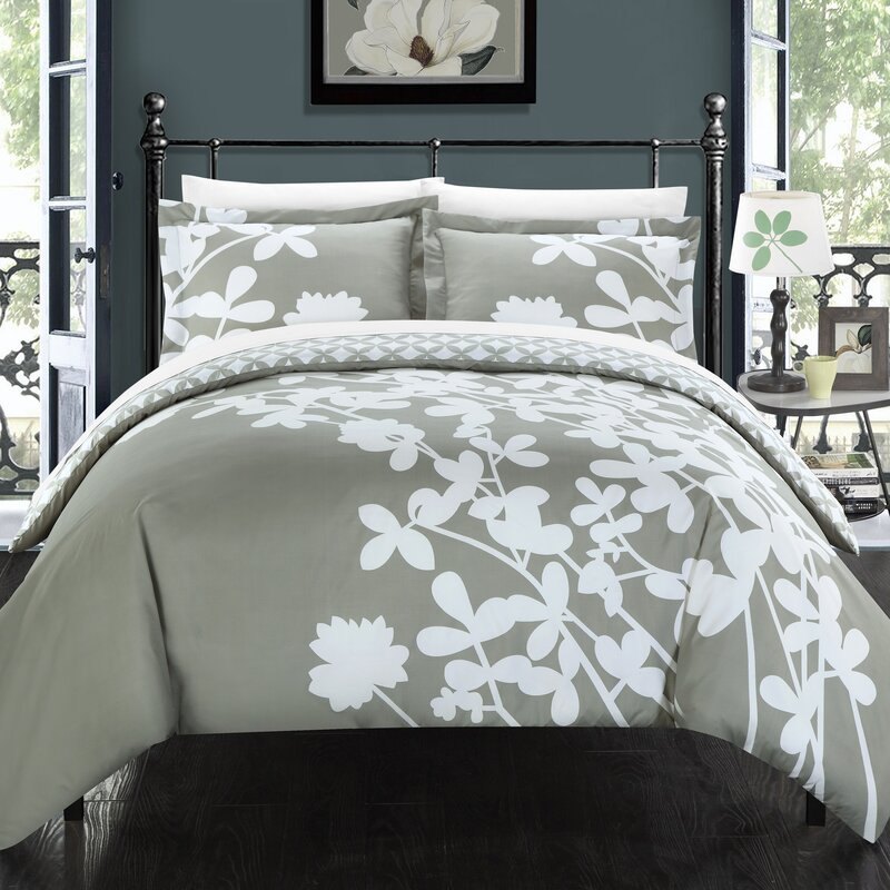 chic home calla lily bed in a bag duvet se